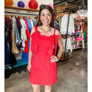 TCEC Bow Shoulder Dress